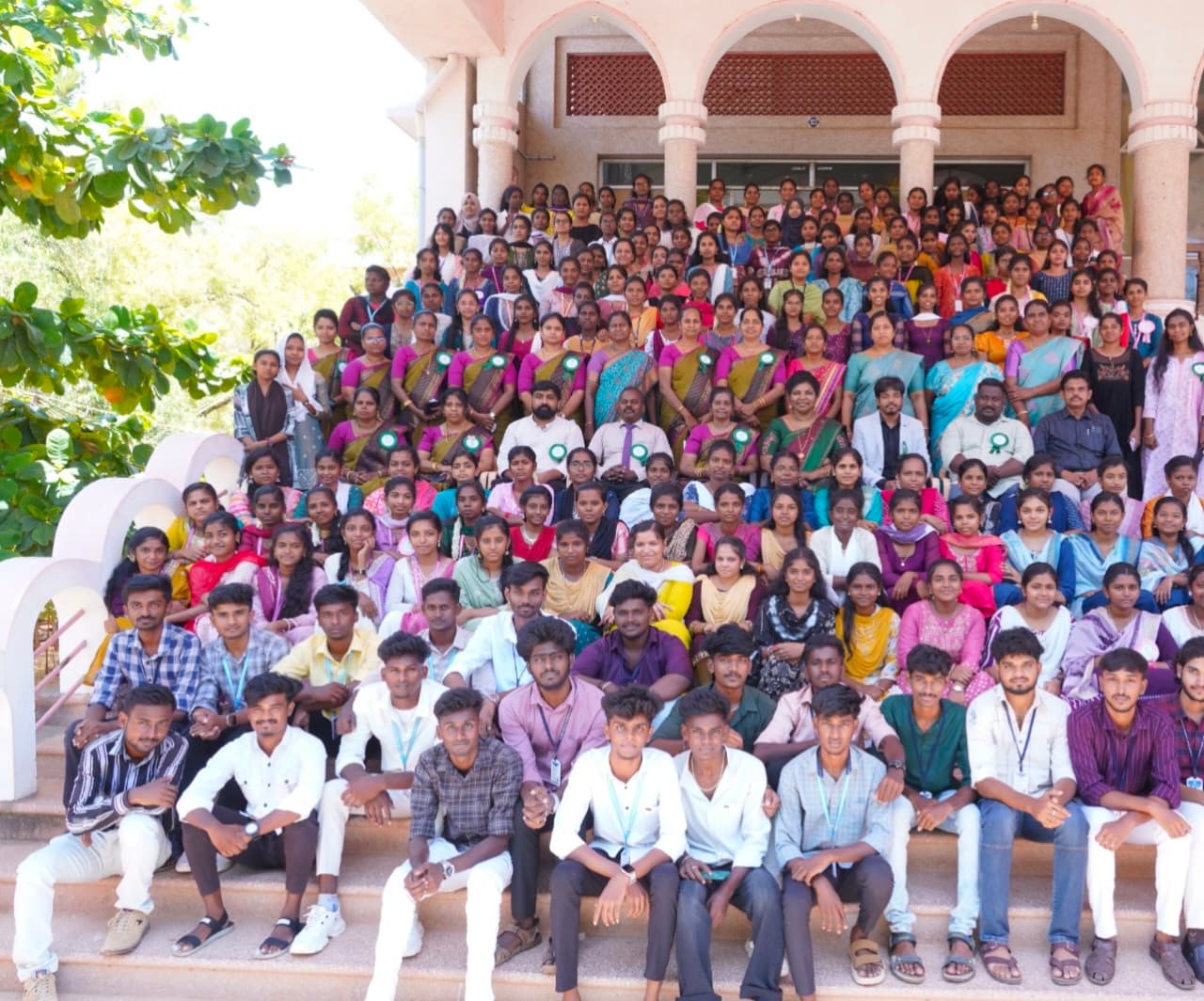 Group Photo session at Sarah Tucker College (Autonomous), Thirunelveli